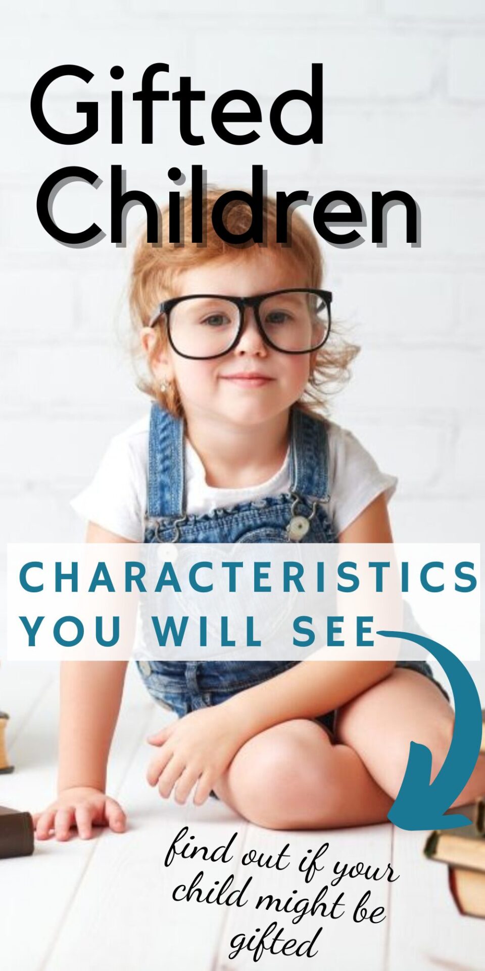 Gifted Children characteristics pinnable image