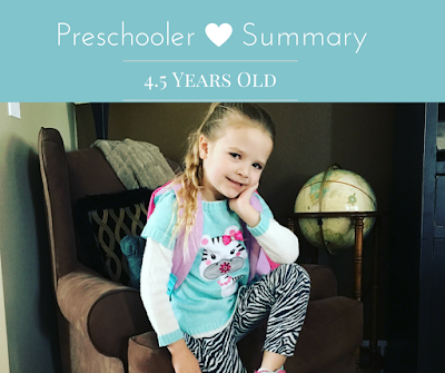 Preschooler summary 4.5 years old pinnable image