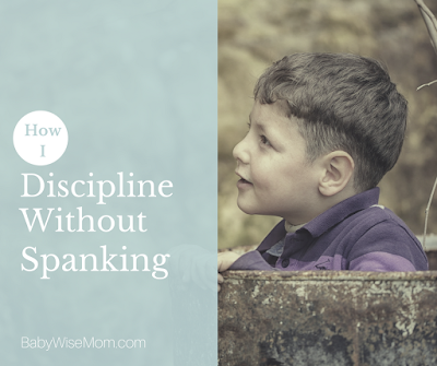 How I discipline without spanking