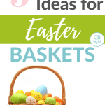 Easter Basket Stuffer Ideas for kids. 9 ideas of gifts to put in your child's Easter basket this spring. Find the perfect Easter basket stuffers.