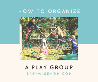 How to organize a play group