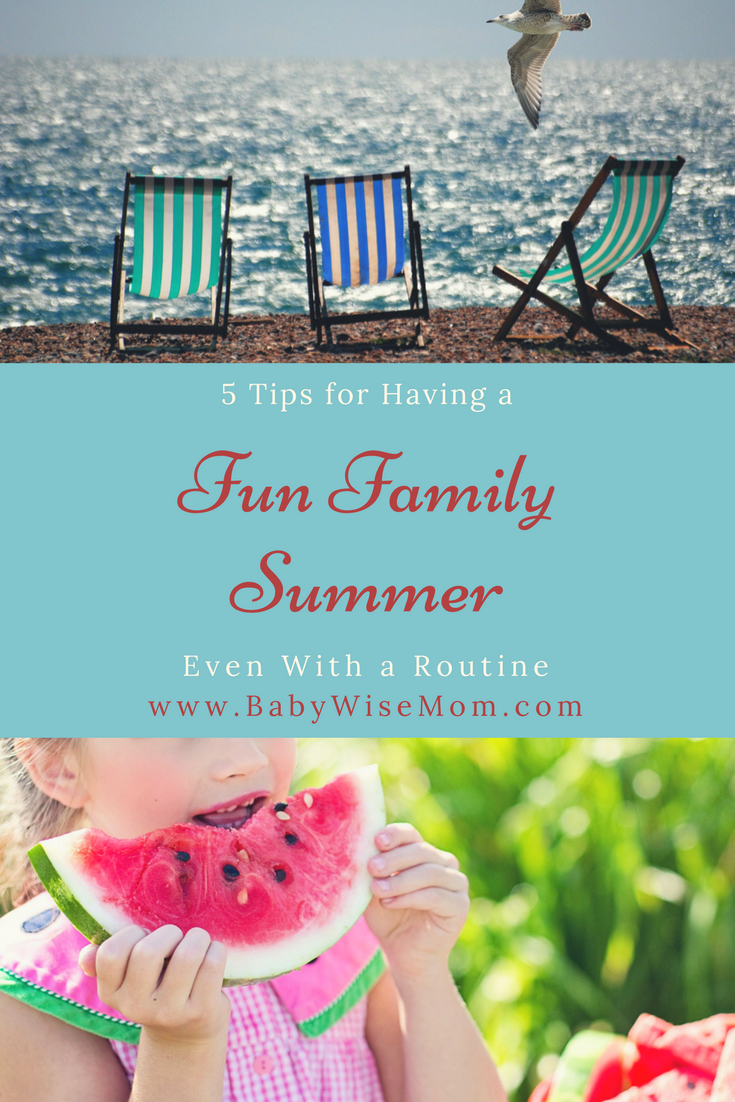 How to Have a Fun Family Summer Even With a Routine