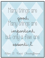 What is essential in life