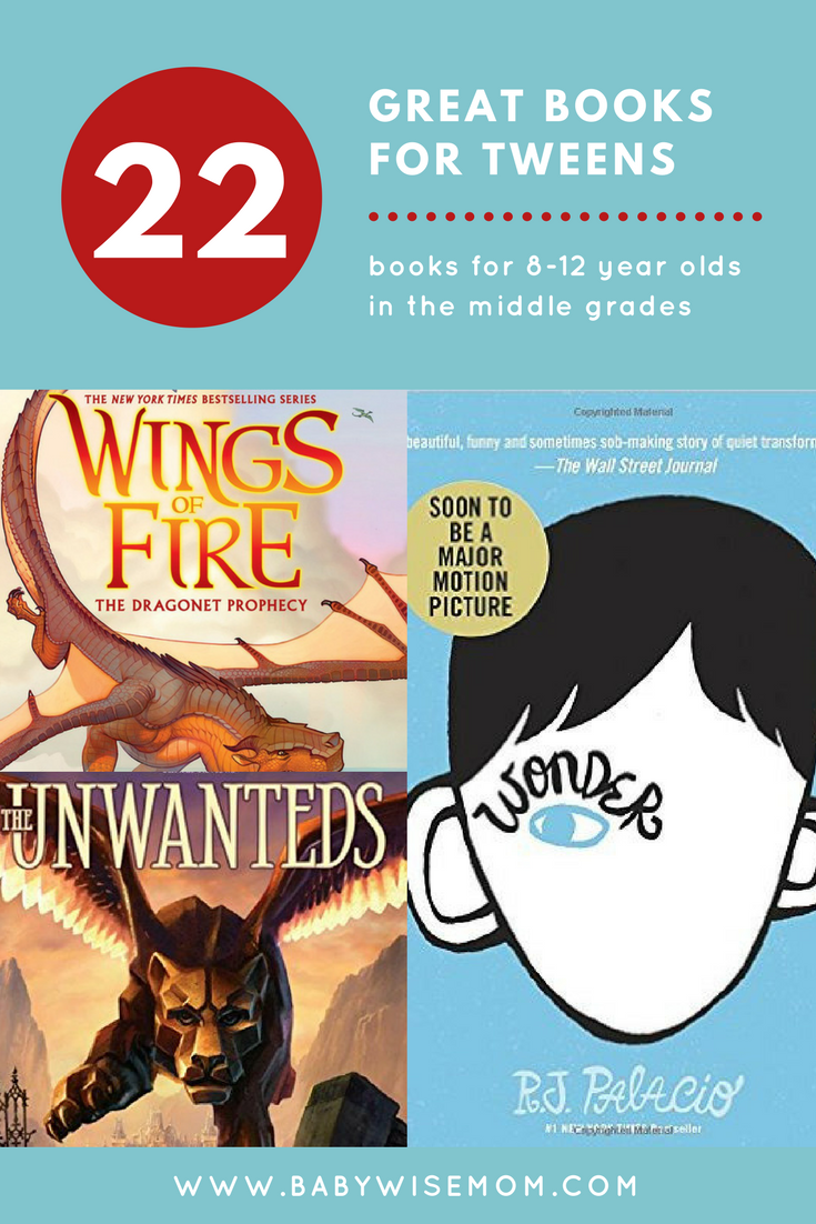 22 Chapter Books for PreTeens {Ages 8-12}