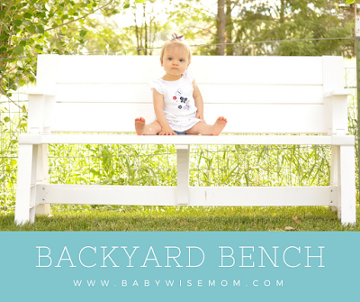 The Perfect Backyard Bench