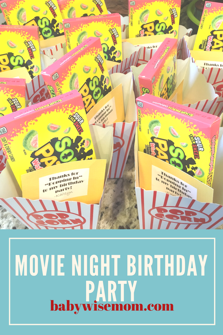 Movie Night Birthday Party
