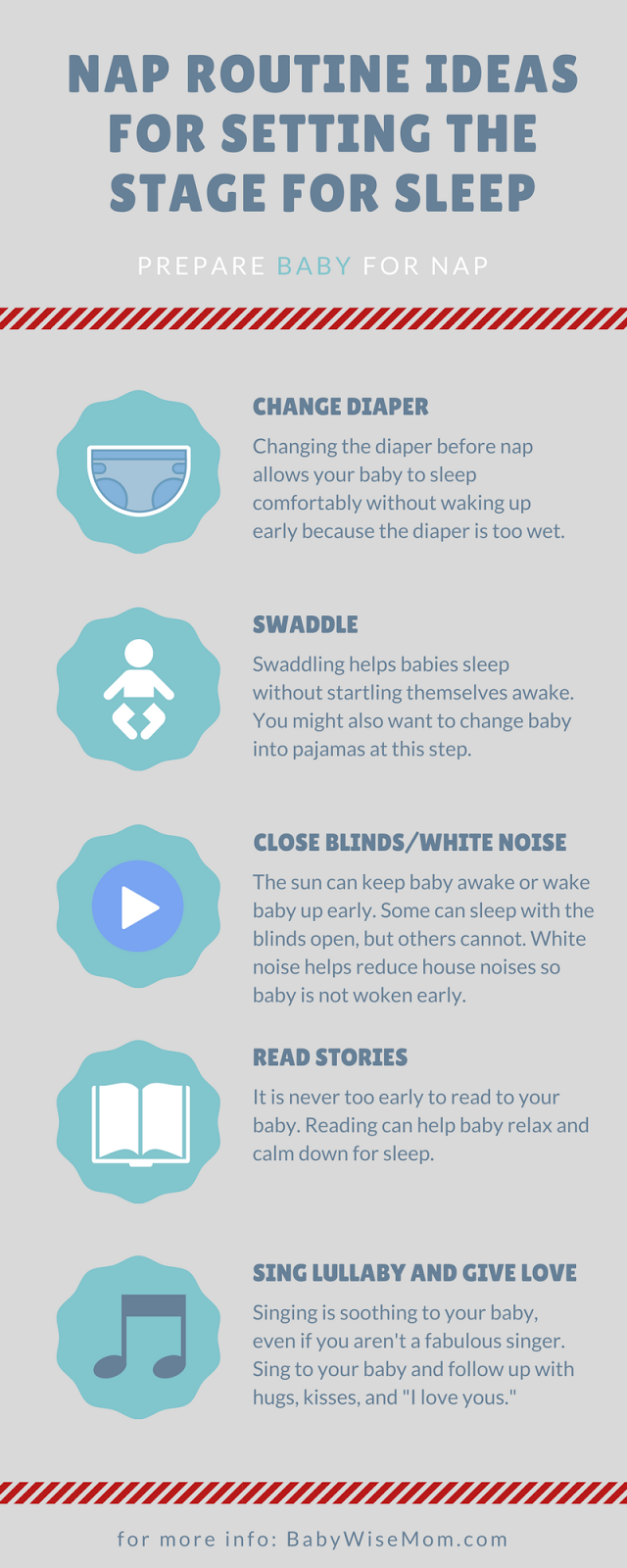 Nap routine infographic