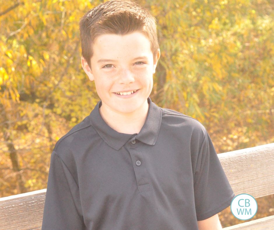 Brayden as a preteen