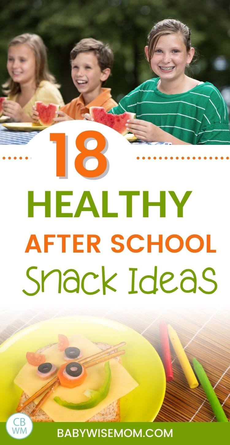 Healthy after school snack ideas