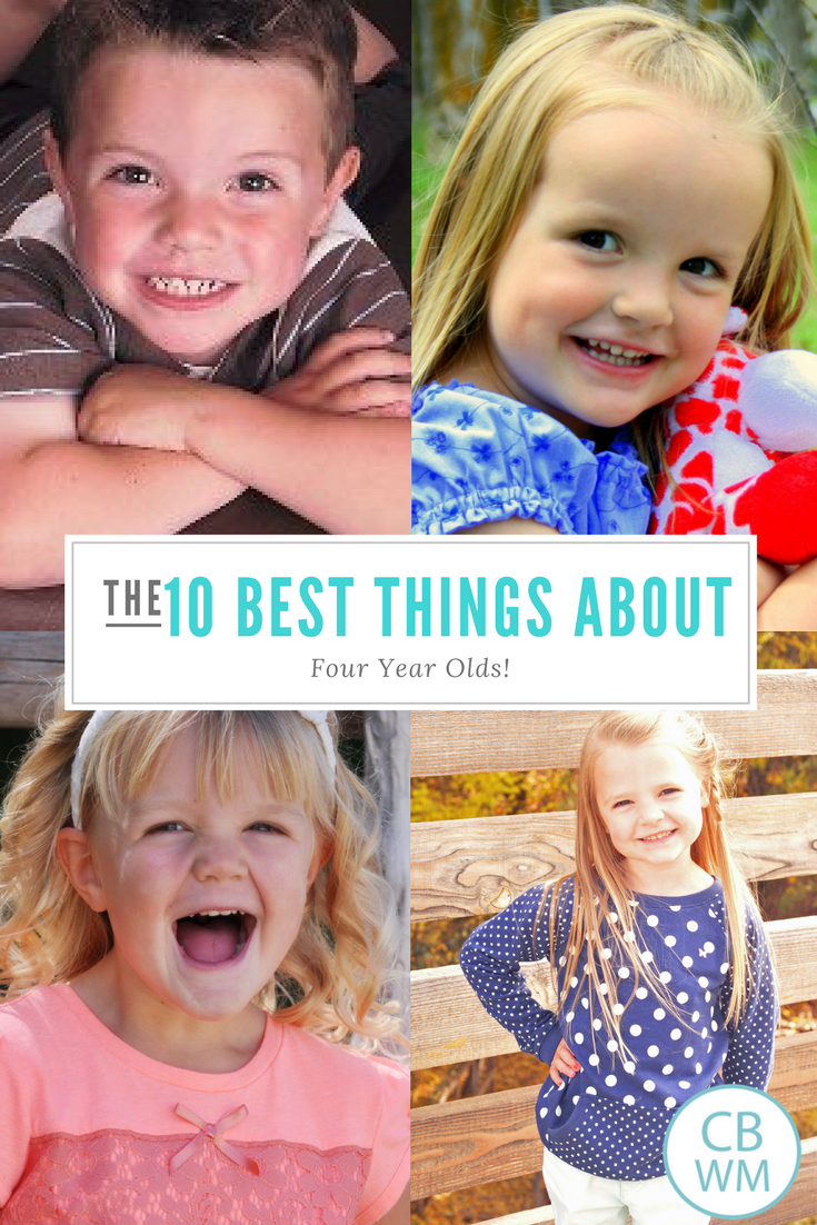 The ten best things about four year olds