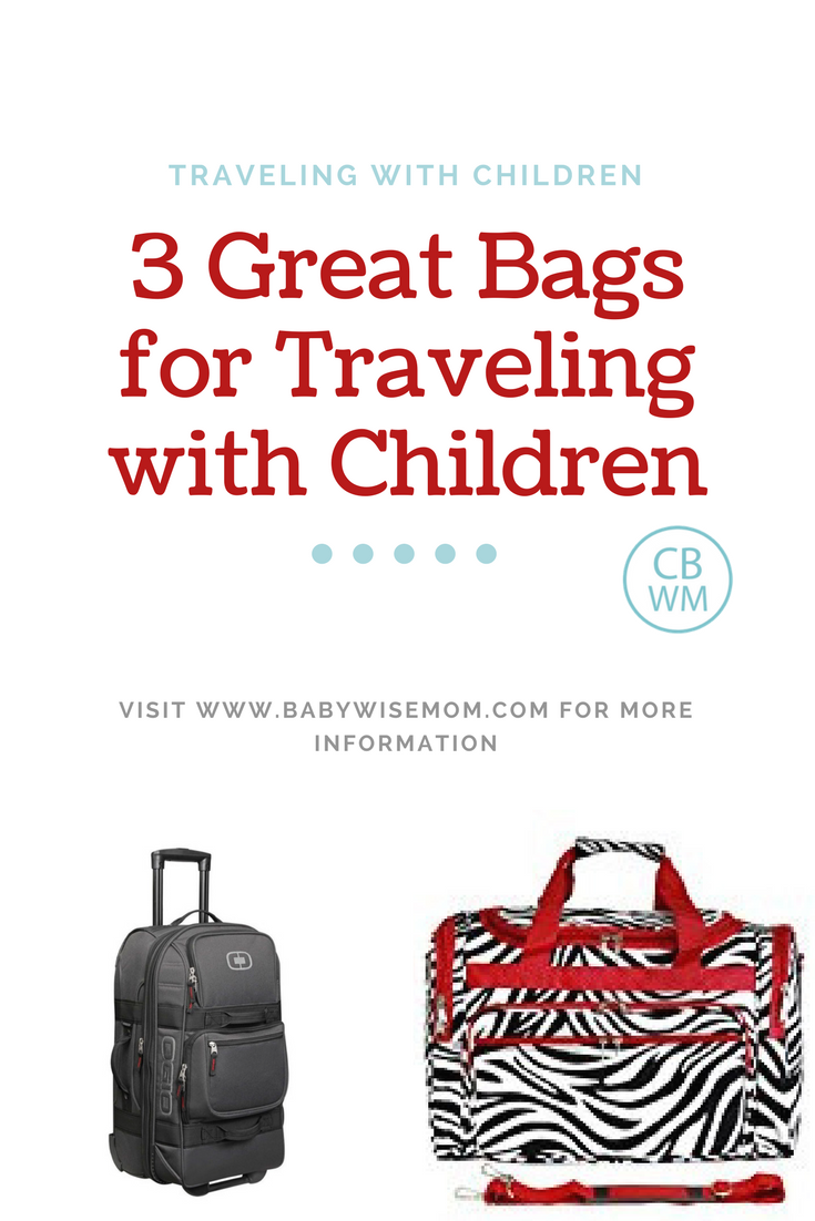 3 great bags for traveling with children