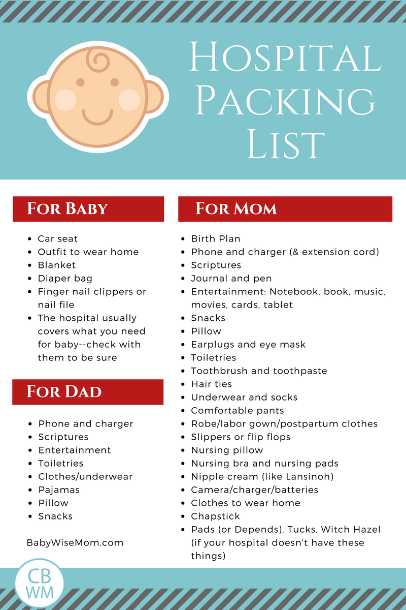 What You Should Pack in Your Hospital Bag for Delivering a Baby