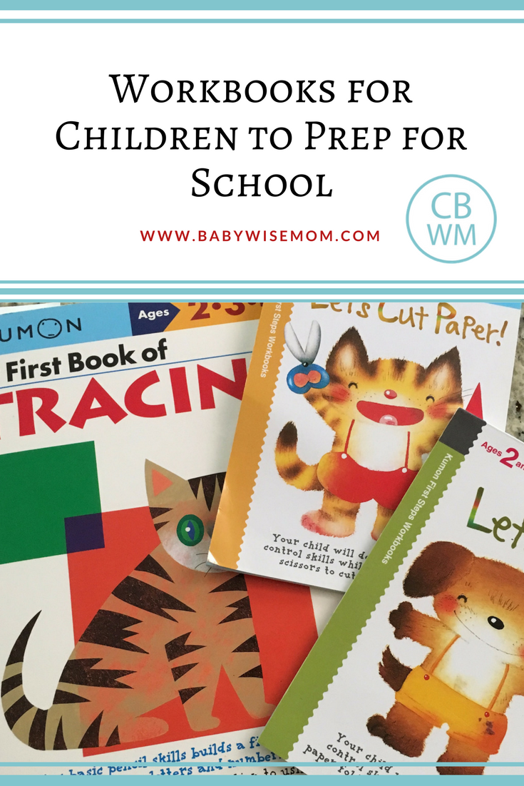 Workbooks to Prepare Children for School