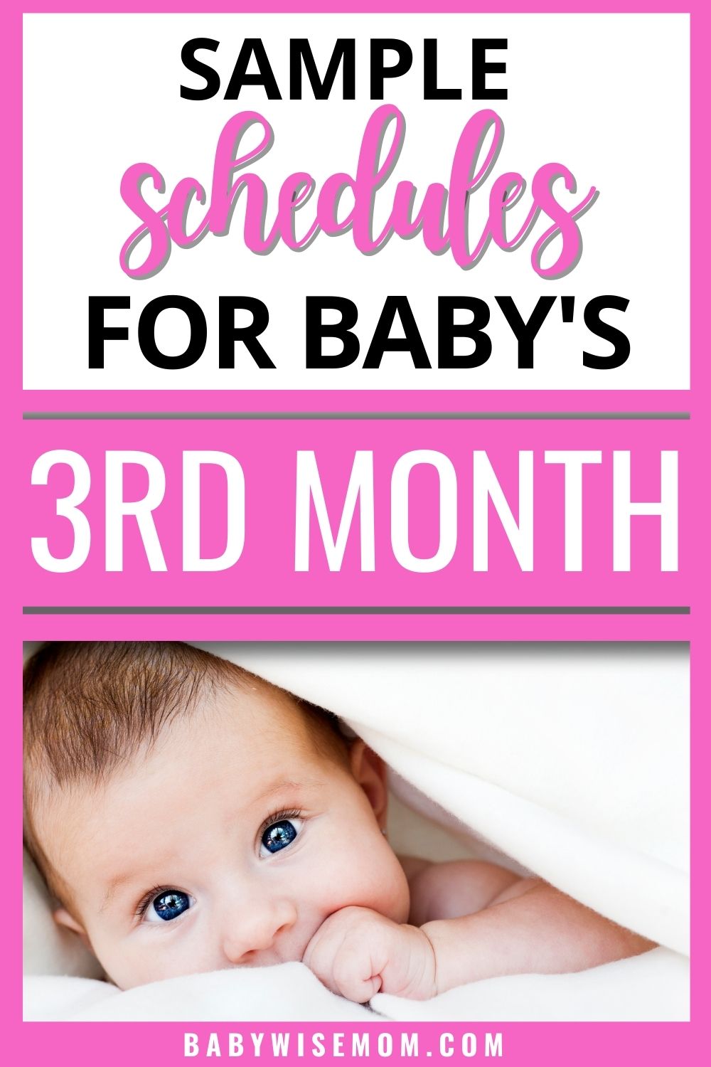 sample baby schedules pinnable image