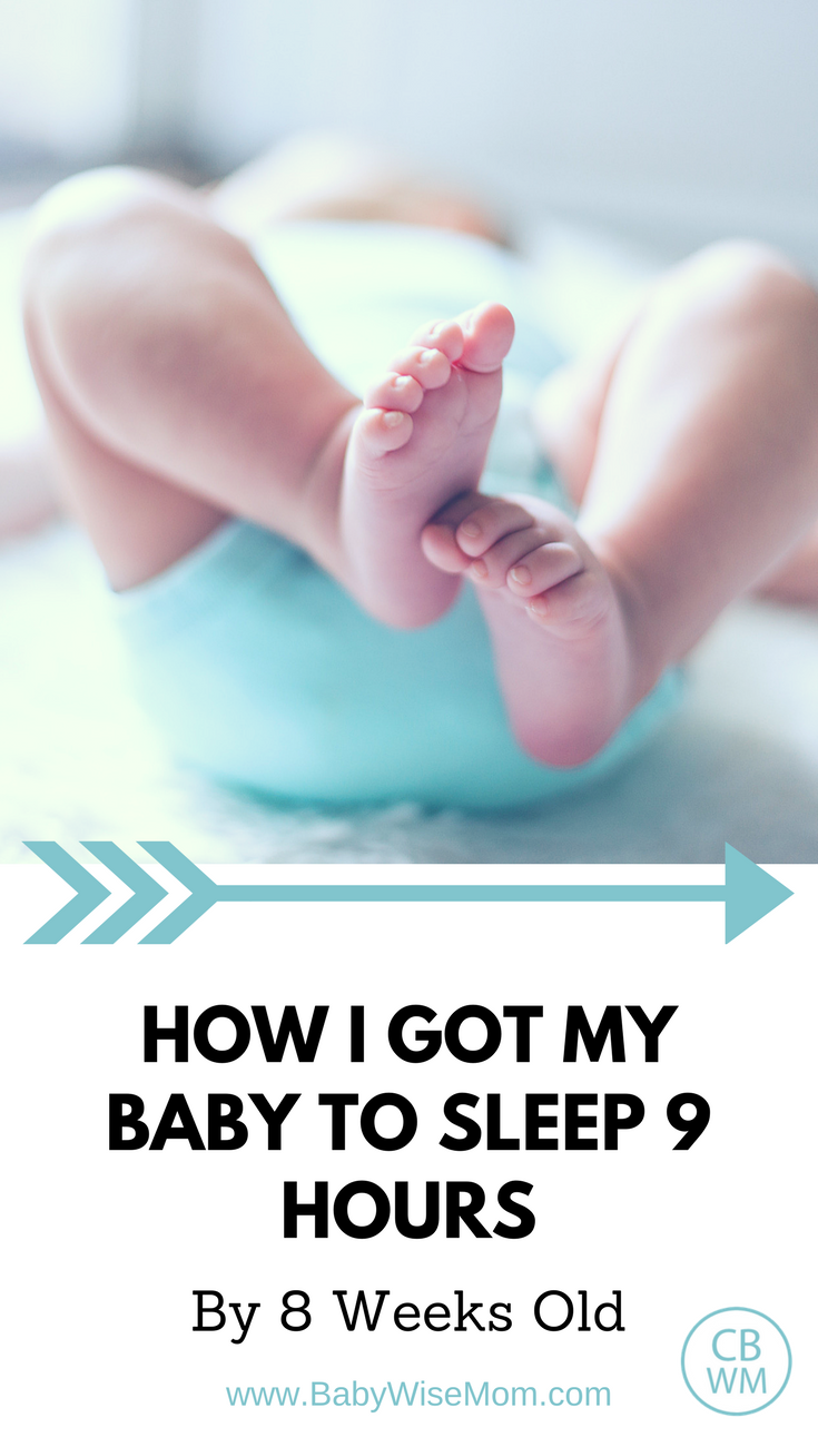 How I Got My Baby To Sleep 9 Hours by 8 Weeks Old | baby sleep | sleeping through the night | #babysleep