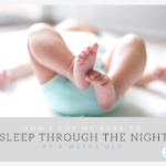 How I Got My Baby To Sleep 9 Hours by 8 Weeks Old | baby sleep | sleeping through the night | #babysleep