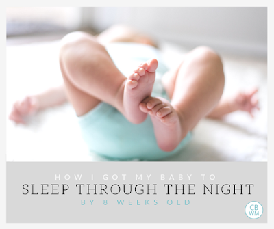 How I Got My Baby To Sleep 9 Hours by 8 Weeks Old | baby sleep | sleeping through the night | #babysleep