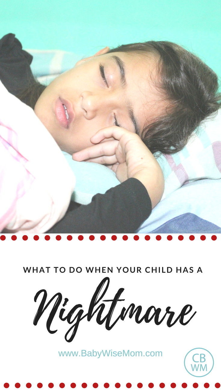  What to do when your child has a nightmare
