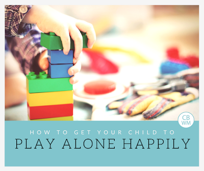 How To Get Your Child to Happily Play Alone | Independent playtime | #independentplaytime