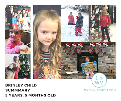 Brinley Child Summary {5 Years 5 Months Old}