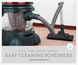 Easy Cleaning Schedule Options for Busy Moms