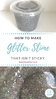 How To Make Glitter Slime That Isn't Sticky. This is great for birthday parties, class activities, or sensory learning activities. 