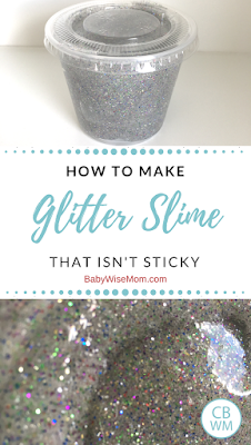 How to Make Glitter Slime - All Things Mamma