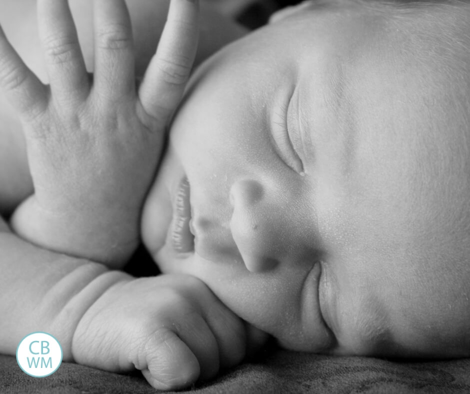 Newborn baby sleeping