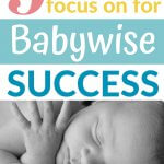 Newborn baby photo with text overlay