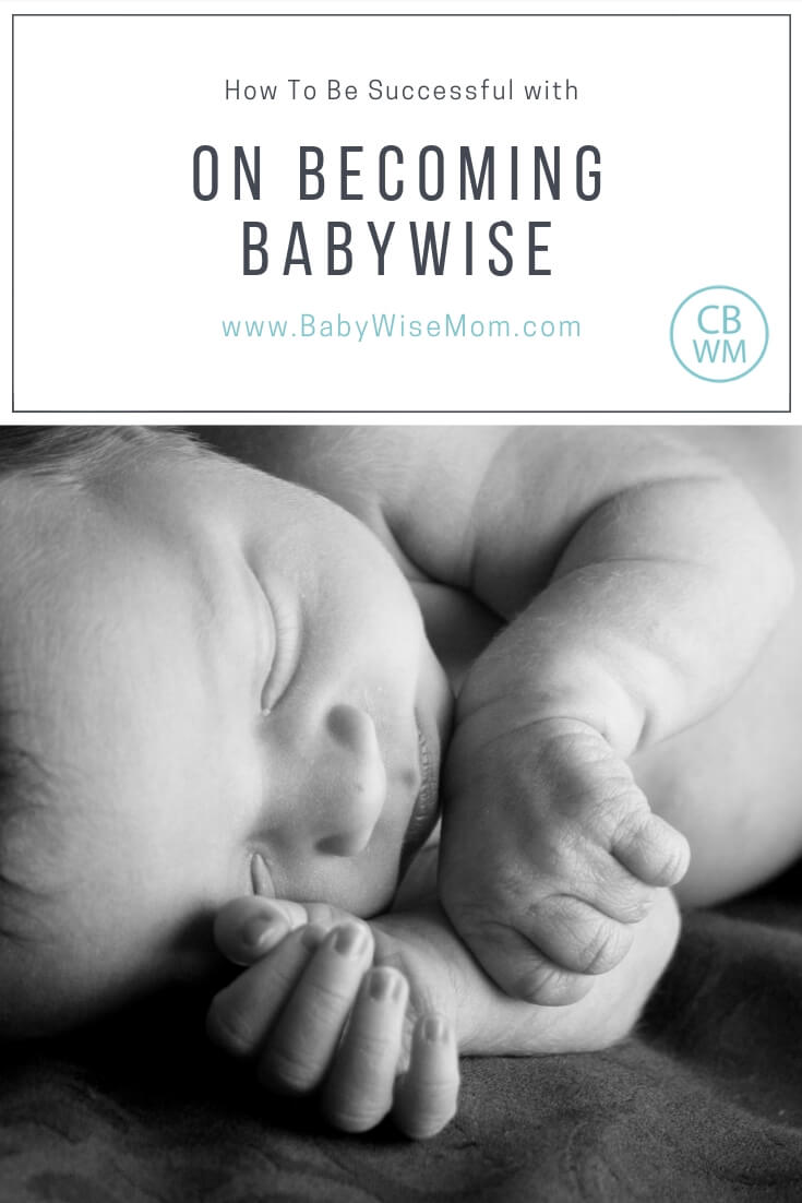 Newborn baby sleeping photo with text overlay