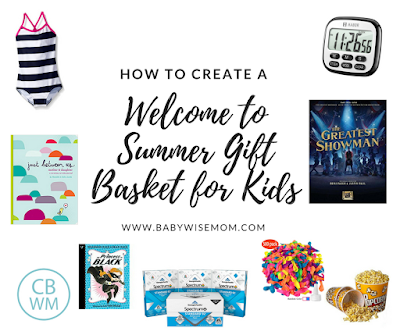 What to Put in a Welcome to Summer Gift Basket for Your Kids. Great items to give your kids to kick off summer.