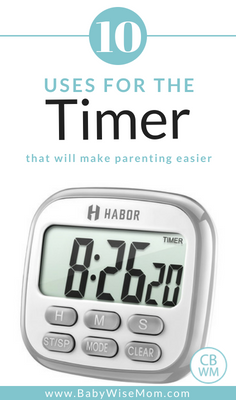 Uses For a Timer That Will Make Parenting Easier. Tips for making discipline, chores, reading, and technology tracking easier.