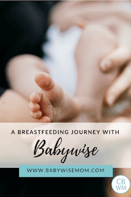 A Breastfeeding Journey with Babywise. Breastfeeding can absolutely work with Babywise. Here is one mom's journey on how she did both.