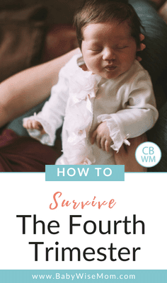 How to Survive the Fourth Trimester. How to make it through those newborn months and thrive as a mom, recover from birth, and enjoy your new baby.