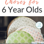 Chores Your Six Year Old Can Do. A list of chore ideas that your child can learn to do when your child is six years old.