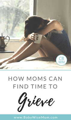 Moms- Finding Time To Grieve After The Death Of A Loved One. How mothers can find the time and space to grieve after the loss of a loved one. 