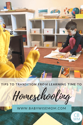 From Learning Time to Homeschooling: A Seamless Transition. How doing learning activities in preschool years helps you prepare for homeschool during school years. 