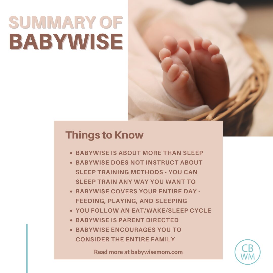 Summary of Babywise Graphic