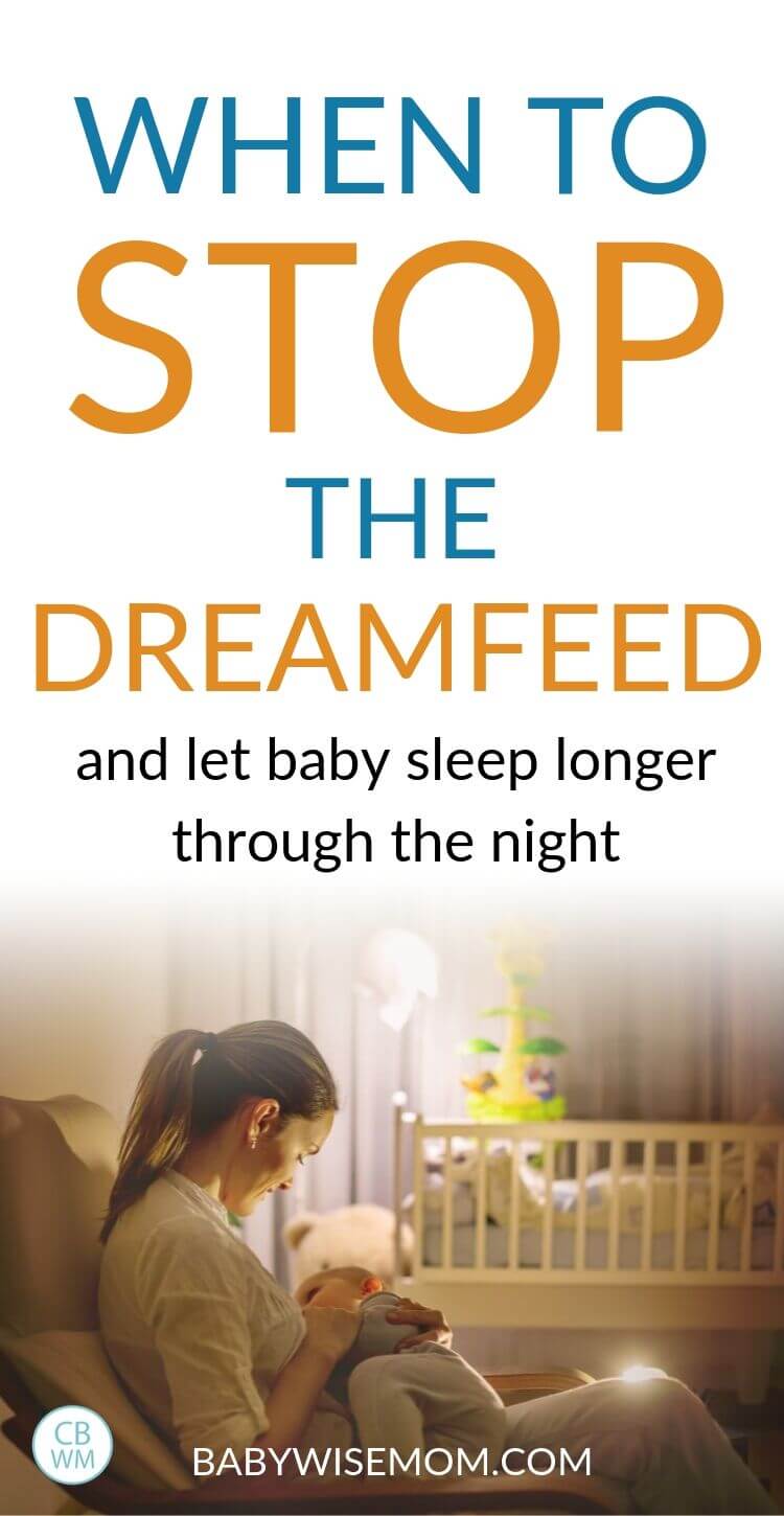 When to stop the dreamfeed pinnable image