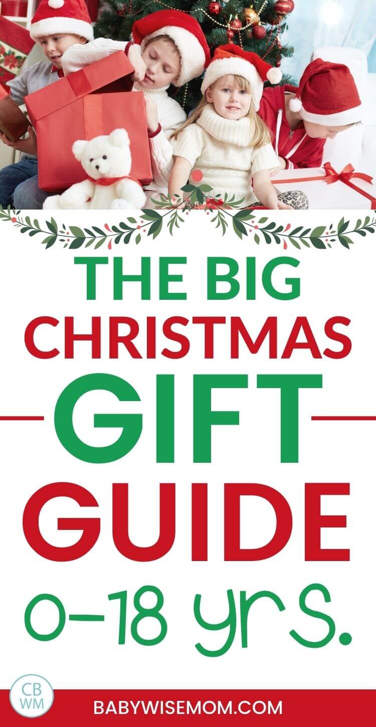 Christmas gift guide 0-18 years old