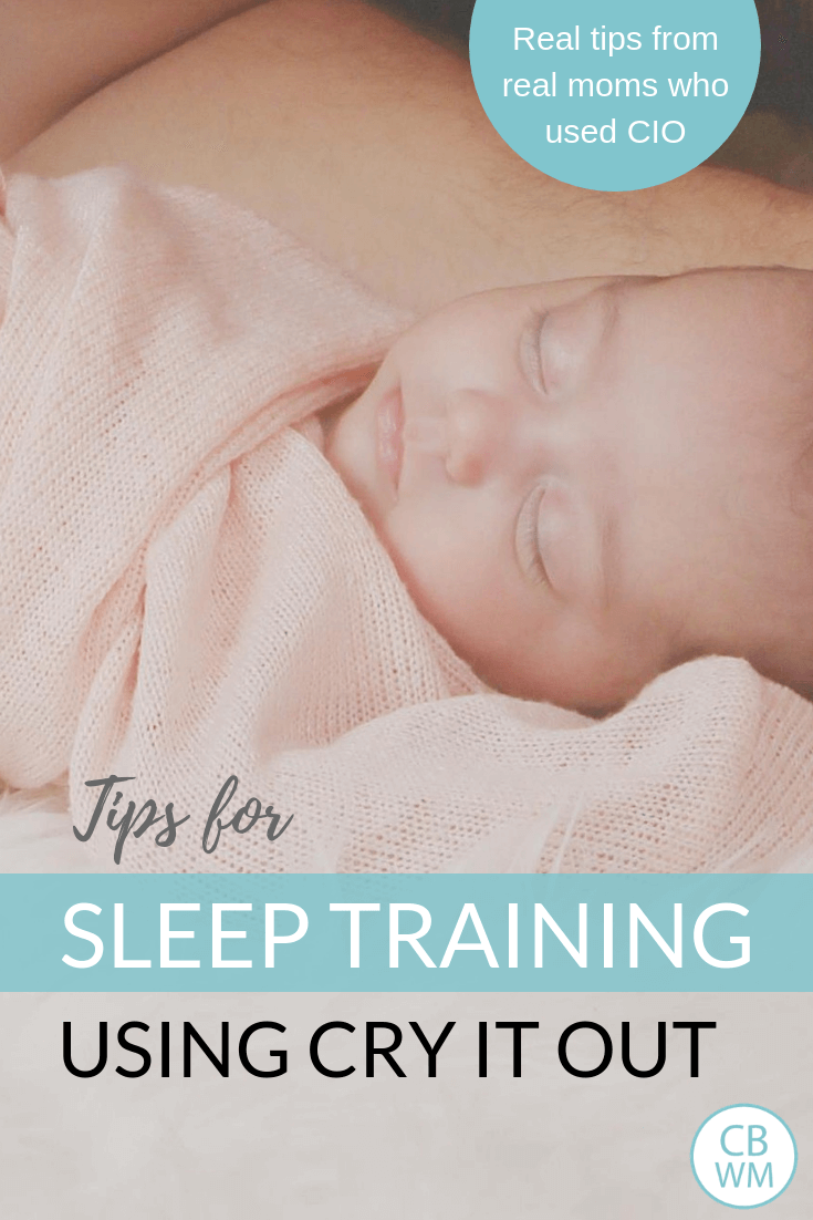 Cry It Out Sleep Training Tips 