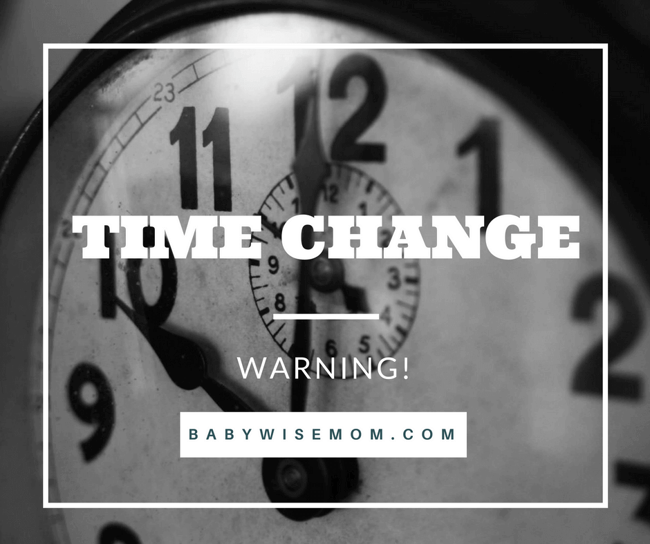 Time change warning