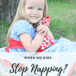 When Do Kids Stop Napping. How to know when your toddler or child is old enough to stop taking naps. Know when it is time to drop that afternoon nap for good with a picture of a preschool girl holding a stuffed animal