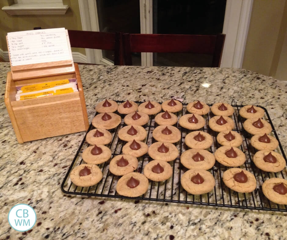 Christmas Kiss Cookies