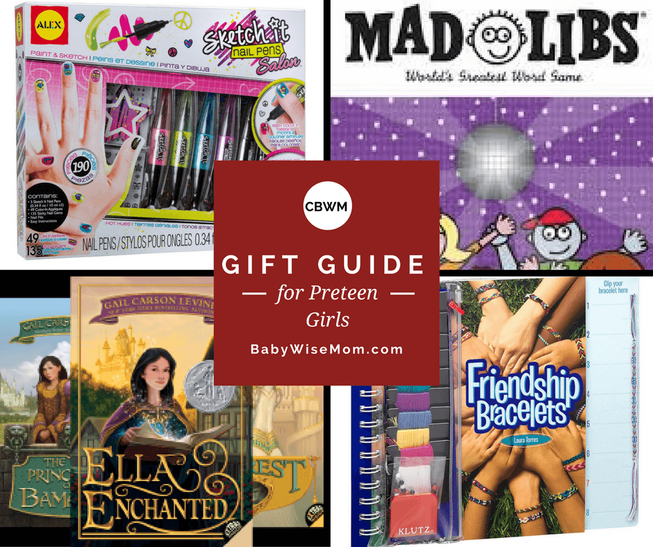 Preteen gift ideas for girls. Over fourteen different gift ideas for the tween-age girl in your life. Find a great gift the preteen will love!