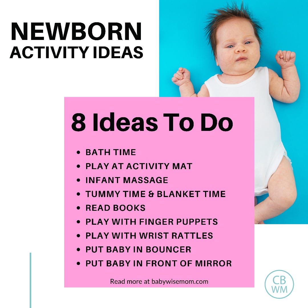 Newborn activity ideas