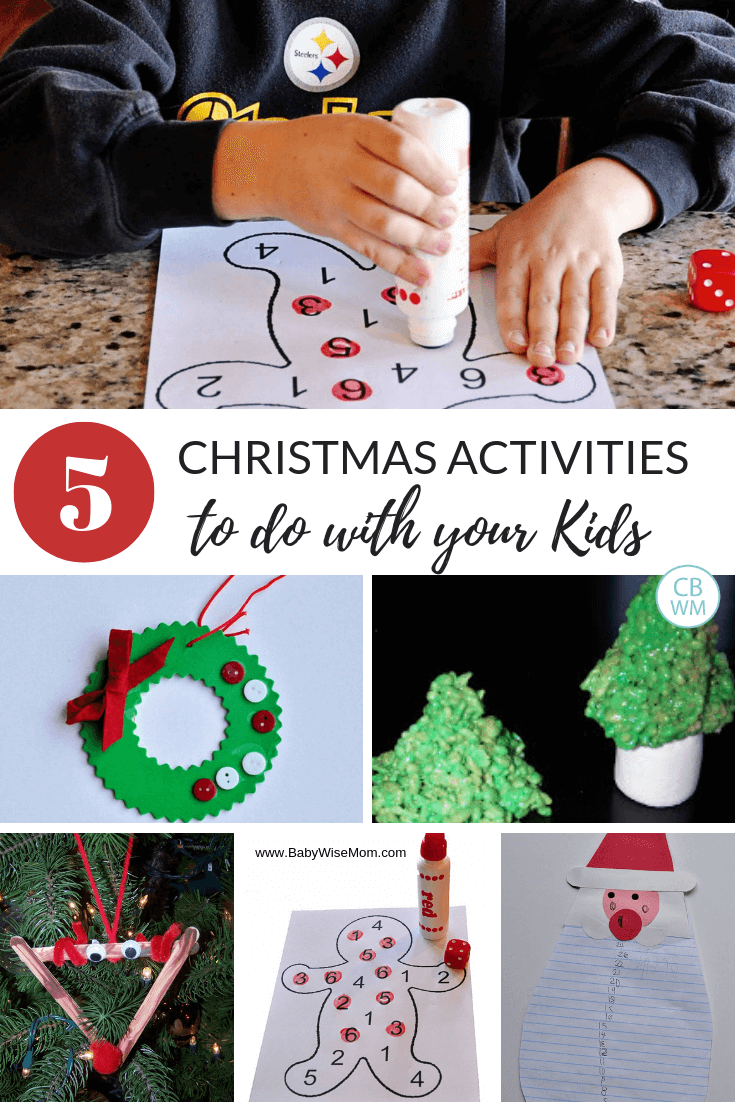 Christmas Activities for Kids. Five fun Christmas activities to do with your little ones and family this holiday season. Learning acivities for Christmas. 