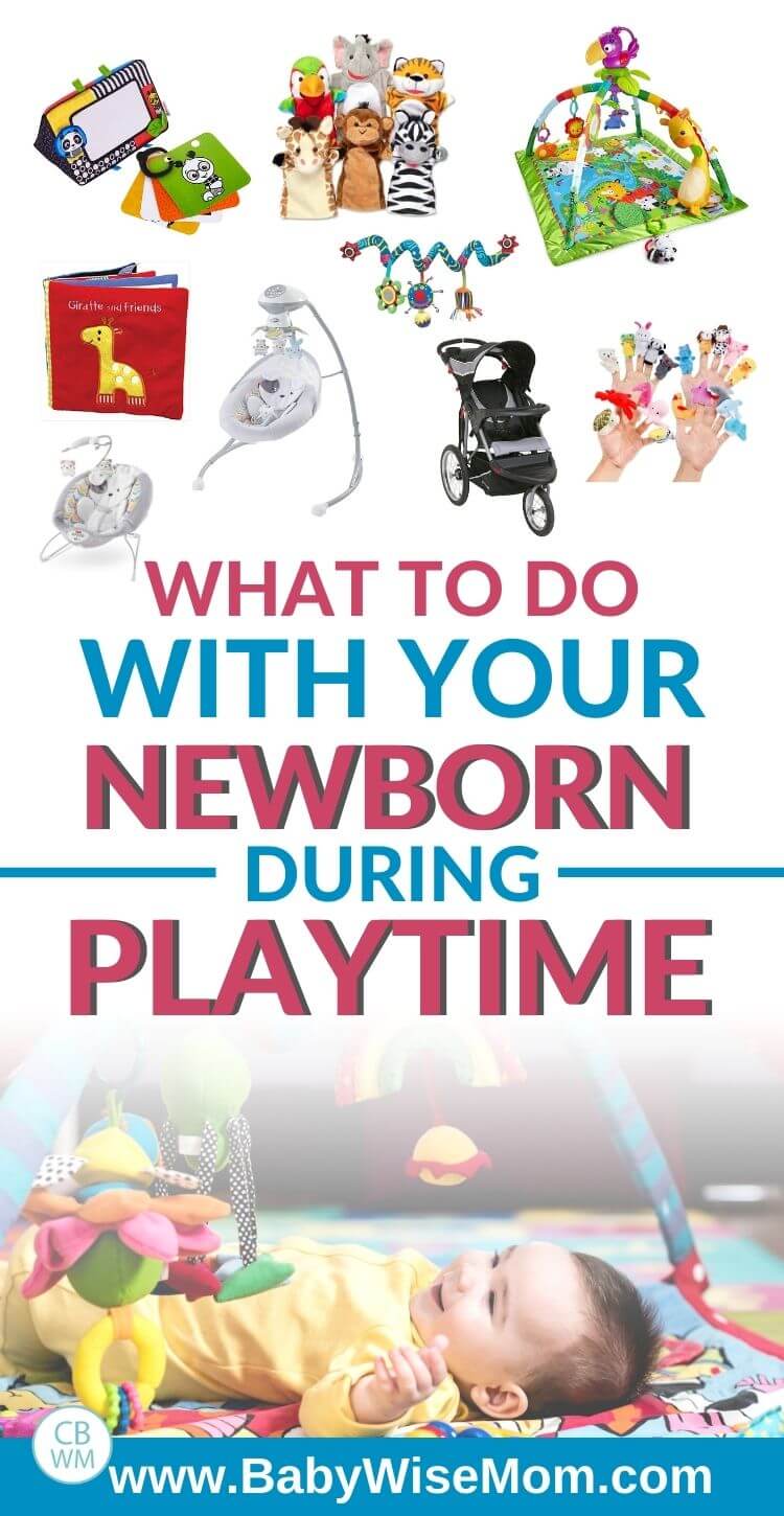 What to do with your newborn during playtime