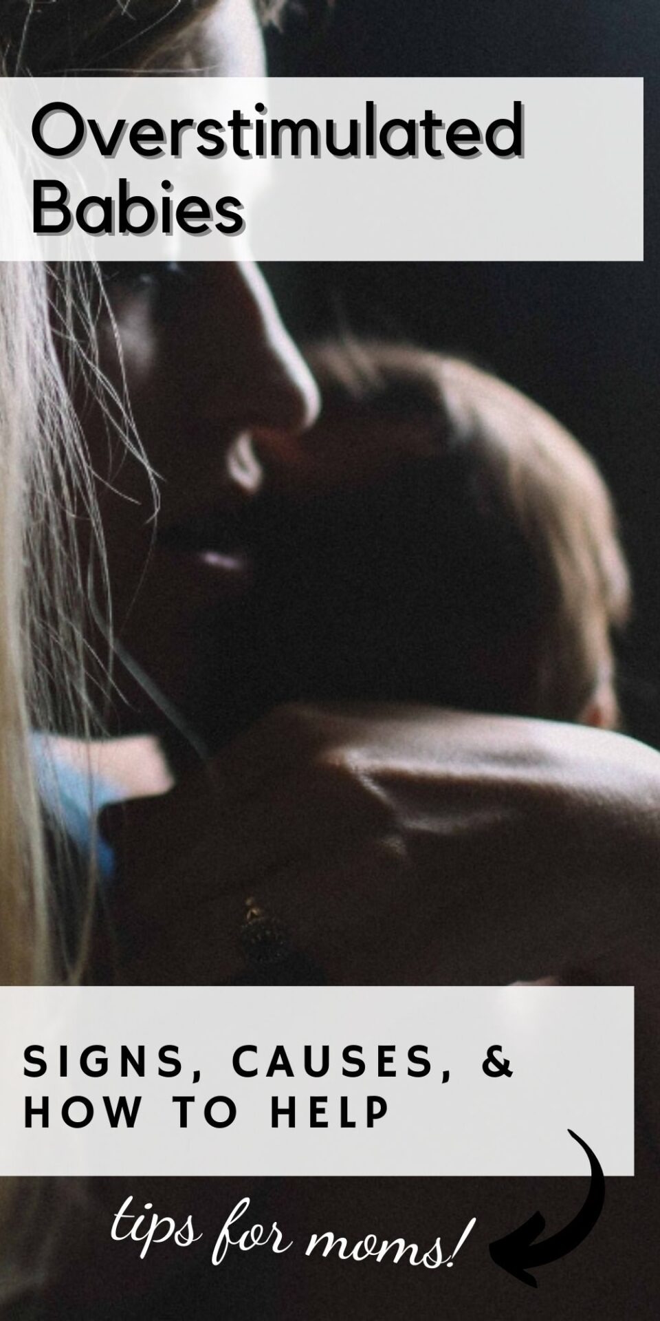 Overstimulated baby pinnable image