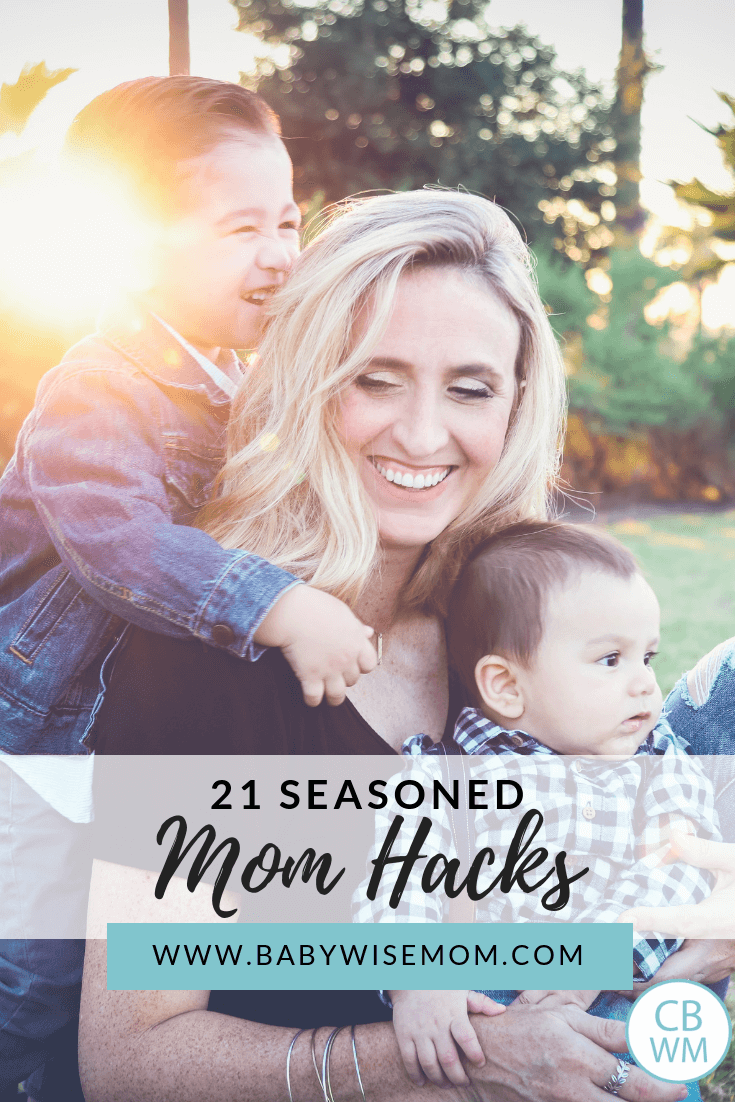 Seasoned Mom Hacks. Twenty-one parenting hacks and tips to help make it easier for you to manage your family and rock motherhood. 